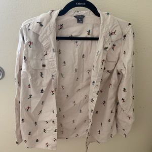 Eddie Bauer snowboarding button down